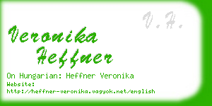 veronika heffner business card